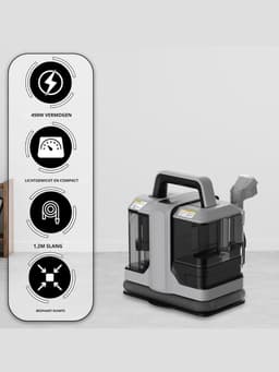 Allvia® Tapijtreiniger Machine - Tapijtreiniger Stofzuiger - Tapijtreiniger - Vlekkenreiniger - Bankreiniger - 450W - Wit — thumbnail 5