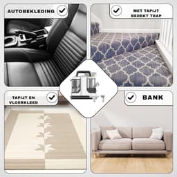 Allvia® Tapijtreiniger Machine - Tapijtreiniger Stofzuiger - Tapijtreiniger - Vlekkenreiniger - Bankreiniger - 450W - Wit — thumbnail 2