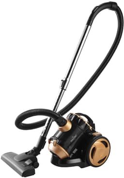 Swiss Haus® BVC2120 Stofzuiger Zonder Zak – Cycloon Stofzuiger met Krachtige Zuigkracht – 2L Stofreservoir – Telescopische Buis – Compact & Lichtgewicht - Zwart/Goud — thumbnail 1