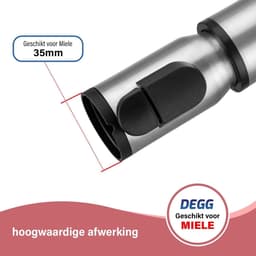 SnelShoppen - Telescopische Zuigbuis voor Miele Stofzuiger 35mm, Vervangende Stang met Kliksysteem, Zuigbuis voor Stofzuiger Onderdelen, Perfecte Pasv — thumbnail 2