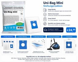 Microfiber Stofzuigerzakken – Geschikt voor AEG, Nilfisk, Samsung – 10 Stuks + Filter — thumbnail 2
