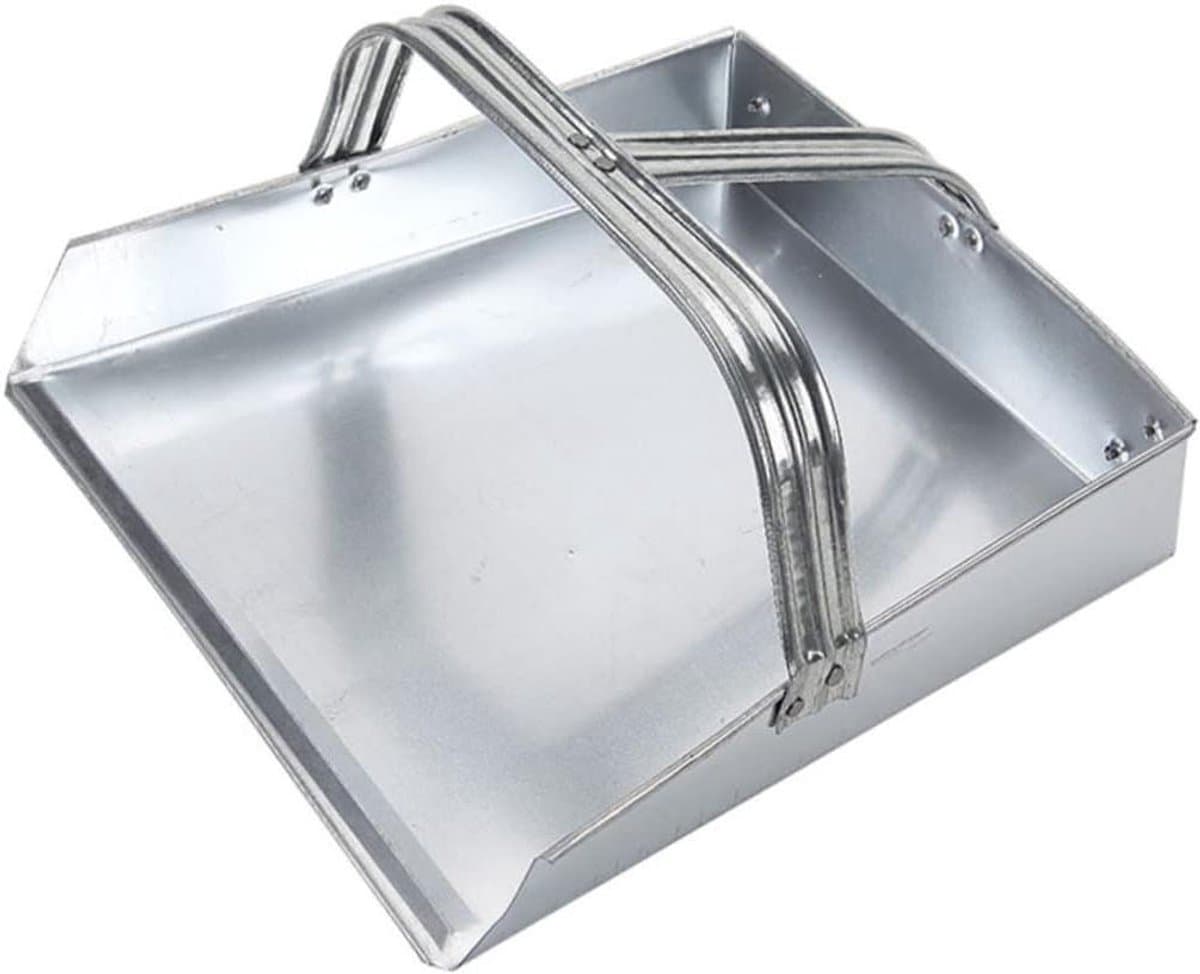 Mini Stoffer - Stoffer en Blik Kleine Stoffer - Bureau Schoonmaken - Roestvrij Staal - 27 cm - Zilver — afbeelding 1