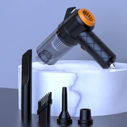 Handstofzuiger - Kruimelzuiger - Auto en thuis - 3500 PA zuigkracht - 0.5L capaciteit - Zwart — thumbnail 4