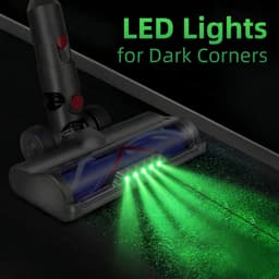 Stofzuigerborstel - Aangedreven Zuigmond Geschikt voor Dyson Steelstofzuiger V7/V8/V10/V11/V15/G5 - Vloerzuigmond - Stofzuigermondstuk - Stofzuigeraccessoires - Blauw — thumbnail 3