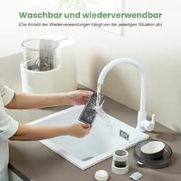 2 stuks HEPA-filteraccessoires-voor Dreame L10s Ultra Gen 2 / X40 Ultra / X40 Master / L40 Ultra / L10s Pro Ultra / X30 Ultra / L10s Ultra Gen 3 stofzuiger-actieve koolstoffilter-reserveonderdelen — thumbnail 4