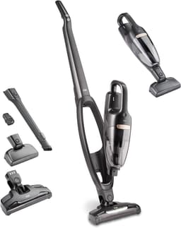 Draadloze Steelstofzuiger - Handstofzuiger Kruimeldief - Grondig Huis Schoonmaken - Krachtige Motor 45 Min - 0.3 Liter - Grijs — thumbnail 1