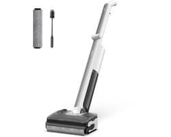 Tineco FLOOR ONE i7 Fold Premium - Nat en droog stofzuiger en dweil - 22.000 Pa Zuigkracht - Anti-Hair Tangling - 180° Vouwbare buis - Geluidsarm & hete lucht 85°C snelle droogtijd - 50 minuten accu - Lichtgewicht