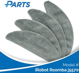 iRobot Roomba j5570 Dweilpads (4 Stuks, Plus.Parts® alternatief voor 4822643) — thumbnail 1