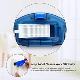 Vervangende borstels en filters - geschikt voor Shark ION Robot S87 R85 RV850 stofzuiger - inclusief 6 zijborstels - 3 voormotorfilter - 1 hoofdborstel — thumbnail 3