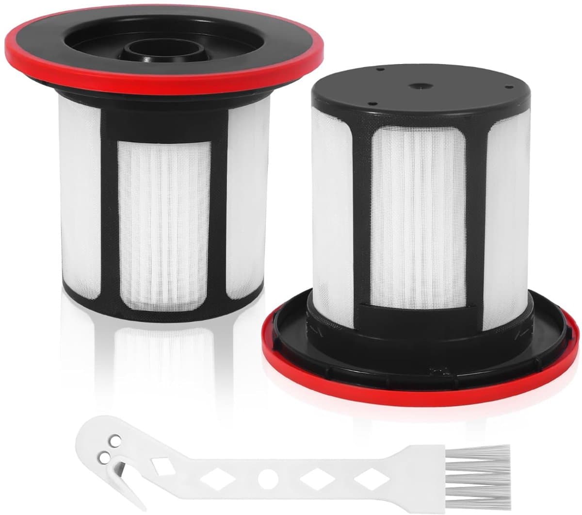 3 stuks - 2 filter en 1 Reinigingsborstel - voor Bosch 6-serie stofzuiger - vervangingsaccessoire — afbeelding 1