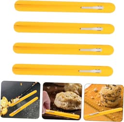 Kruimelveger Serveerster - Tafel Schraper - Tafel Reinigen - Met Kledingclip - 15 cm Lengte - Goud — thumbnail 5