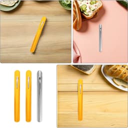 Kruimelveger 3-delig - Tafelreiniger set - Snel tafel vegen - Met handige clip - 15 cm lang - Diverse kleuren — thumbnail 3