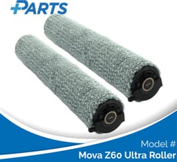 Mova Z60 Ultra Roller Dweilborstels (2 Stuks, Plus.Parts® alternatief voor MV-Z60URC-MROLL) — thumbnail 1