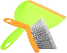 Bezem Stoffer Set - Kleine Schoonmaak - Bureau Reinigen - Compact Ontwerp - 26 cm - Meerkleurig — thumbnail 1