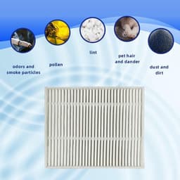 7-delige set: 1 Hoofdborstel + 3 Zijborstel +3 HEPA-filter - compatibel met iRobot Roomba Combo Essential (RVG-Y1 Y0112/Y0140/Y0110 Q0120 Q011) 104/105 VAC /105 Combo Robotstofzuiger — thumbnail 4