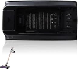 Draadloze Steelstofzuiger Batterij - Vervangende Accu - Snel Schoonmaken - Hoge Capaciteit - 25.2V 3500mAh - Zwart — thumbnail 2