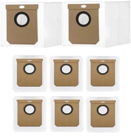 8-delige set stofzakken voor Eufy Clean L60 SES / L60 Hybrid SES / L50 SES robotstofzuigers stofzakken-2,5 liter — thumbnail 1