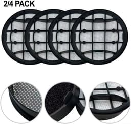 Vacuum Foam & Inlaatfilter voor Philips XC7053 XC7055 XC8055 - 4 Stuks — thumbnail 3