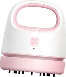 Draagbare Mini Stofzuiger - Bureau Reiniger - Kruimels Verwijderen - USB Oplaadbaar - 9.9 cm - Roze — thumbnail 1