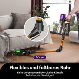 Steelstofzuiger - Draadloze Bezemer - Huis Reinigen - 60 Min Werktijd - 55 kPa Zuigkracht - Champagne Paars — thumbnail 2