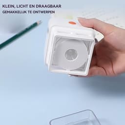 Bureau Stofzuiger - Kleine Luchtblazer - Bureau Schoonmaken - USB Oplaadbaar - 7.7 x 8.2 x 10.3 cm - Zwart — thumbnail 4
