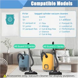 10 stuks TU-stofzuigerzakken-voor Miele Guard S1/L1/M1-stofzuigerzakken voor Miele Pure TU-Junior/Silence/Allergy/Parquet XL/AllFloor/Cat Dog/Flex/Comfort-serie-Lekvrij- inhoud 3,5 liter — thumbnail 4