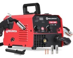 Lasapparaat MIG - Inverter lasapparaat - Metaalverbindingen maken - Gasloos lassen - 130 A - Rood