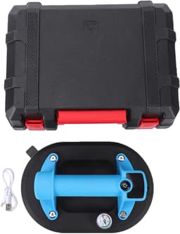 Elektrische Vacuümzuignap - Automatische Tegelheffer - Zware Materialen Verplaatsen - Ingebouwd Real-time Scherm - 260 kg - Zwart — thumbnail 1