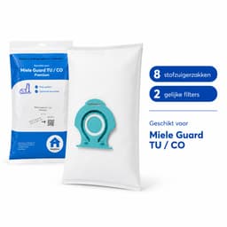 Vervangende stofzuigerzak – compatibel met Miele HyClean Pure TU & CO / Guard S1, L1, M1 – niet origineel (8 zakken + 2 filters) — thumbnail 1