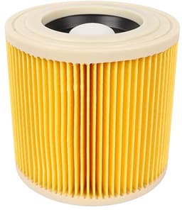 Papieren filterpatroon - Geschikt voor Kärcher stofzuigers WD3, WD3 P, MV3 en WD 3.200, geschikt voor Kärcher WD3/WD2/NT38/NT20/MV1 cilinderfilters, HEPA-filter, 1 stuk — thumbnail 1