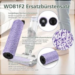 PromoHome Borstelfilter set voor Shark HydroVac XL 3-in-1 en Cordless Pro XL stofzuigers - 2 borstels, 2 filters en reinigingsborstel — thumbnail 4