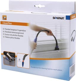 Scanpart kierenzuigmond flexibel 30 mm + 36 mm - Lengte 63 cm - Universeel - Met afneembare radiatorborstel - Cleanflex - Flexiclean — thumbnail 1