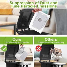 8 Stuks - Stofzuiger zakken geschikt - Stofzuigerzakken geschikt - Robotstofzuiger - Geschikt Voor iRobot Roomba Compatibel met i3/i4/i6/i7/i8/s9/j7 - Hoge Kwaliteit - Clean Base automatische afzuigstaion zak filterzak — thumbnail 5