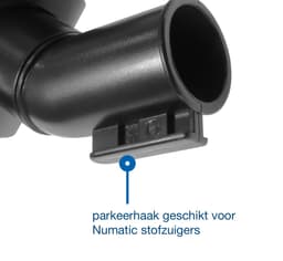 Dparts turboborstel geschikt voor Numatic AiroBrush - voor alle Henry en Hetty stofzuigers - turbo zuigmond - Zwart — thumbnail 4