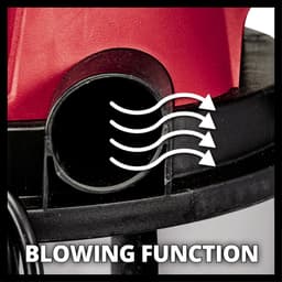Einhell Elektrische Nat-/Droogzuiger TC-VC 1812 S - 1250 W - 180 mbar - 12 L - RVS container - Incl. accessoires — thumbnail 4