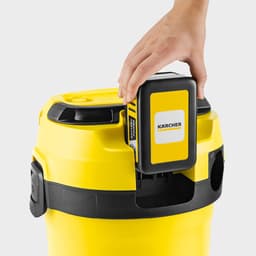 Kärcher WD 3-18 Battery Set V-17/20 Nat- en Droogzuiger - 18 V - Accu 18 V / 5,0 Ah en lader inbegrepen - 17 l - Patroonfilter — thumbnail 5