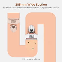 JIGOO J300 Dual-Cup Smart Anti-Mijt Stofzuiger Voor Bed, 13KPa Zuigkracht, 55 Celsius Hete Lucht, UV Licht, 99,9% Verwijdert Mijten, 0,5L Stofbeker​ — thumbnail 2