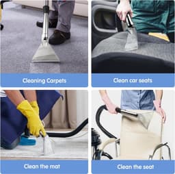 Universele Transparante Extractie Opzetstuk - Voor Shop Vac, Nat/Droog Stofzuiger, Auto & Tapijt — thumbnail 4