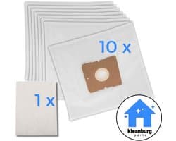 Kleanburg® - Geschikt voor Inventum - Tomado - Princess - PH95 - Stofzuigerzakken - 10 stuks