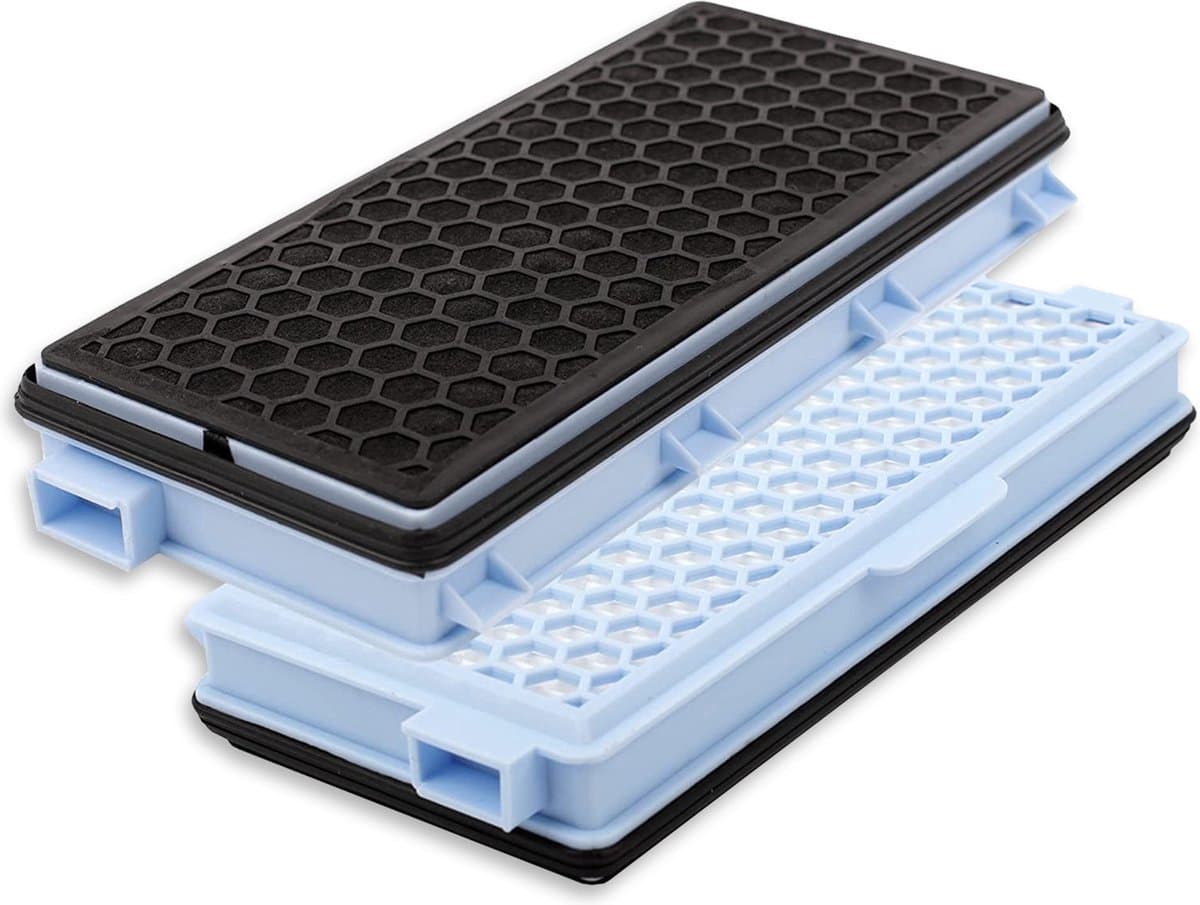 2 STUK(S) Koolstof Filter - Geschikt voor Miele - Vervangt SF-HA 50 - Hepa Airclean 50 Filter - COMBIDEAL — afbeelding 1