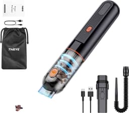 ElevateCommerce – Draadloze Auto Stofzuiger 6500Pa met Blaasfunctie | 2-in-1 Handstofzuiger voor Auto & Interieur | Oplaadbaar & Compact — thumbnail 1