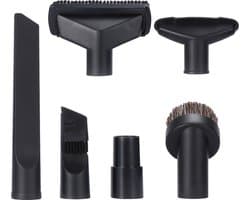 17Parts Stofzuiger Opzetstukken Set 6-delig – Geschikt voor Kärcher NT18/1 NT25/1 NT30/1 NT38/1 WD1 WD2 WD3 MV2 A2004 A2024 – 35mm Aansluiting – Kierenzuigmond, Borstel & Meubelmondstuk – Accessoires Set