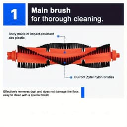 Deze set accessoires Geschikt voor de Xiaomi Robot Vacuum S10 S12 B106GL robotstofzuiger bevat vervangingsonderdelen, hoofd- en zijborstels, een filter en een dweil. — thumbnail 1