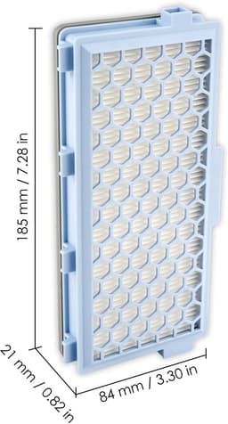 Vervangende HEPA-filters voor Miele Guard GN Hycean3D stofzuigers S8340/C2/C3/S6 S1/L1 Compact C1/Complete C2 - Inclusief 3 HEPA-filters 3 Airclean-uitlaatfilters en 3 motorafdekkingen Verpakking van 9 — thumbnail 2