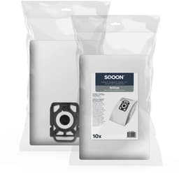 SQOON® Stofzuigerzakken Geschikt voor Nilfisk Elite / King / Extreme - Vervangt Model 107412688 - High Filtration met Uitblaasfilter - 10 Stuks — thumbnail 3