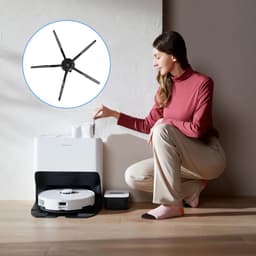 Set van 2 siliconen zijborstels voor stofzuigers - accessoires voor S50 T6 T7 S5 S6 S7 - verbeterde reinigingstechnologie — thumbnail 2