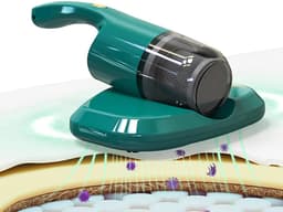 350W Draadloze Matras Stofzuiger met UV Lamp – Huisstofmijtzuiger en Allergievrije Bedstofzuiger voor Mijtverwijdering en Huishoudelijk Gebruik — thumbnail 4
