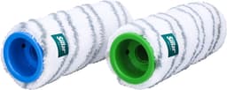 Sillar, 2 x rollers, geschikt voor elektrische mop Karcher FC7, FC3, FC5, van microvezel, vervangende rollen voor Karcher 2.055-007.0, 2.055-006.0, herbruikbaar — thumbnail 5