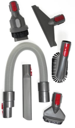 Dparts 6-delige accessoireset geschikt voor Dyson V7 V8 V10 V11 V12 V15 - opzetstuk stofzuiger accessoires - borstel mondstuk - opzetborstel hulpstukken — thumbnail 2