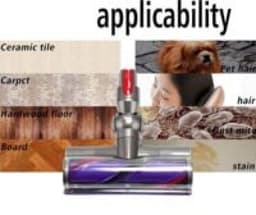 1 x Dyson V8 rolborstel-hoogwaardige vervangende borstel voor Dyson V8 Absolute/Animal/Total-duurzaam en geluidsarm-compatibel met 967485-01 — thumbnail 4